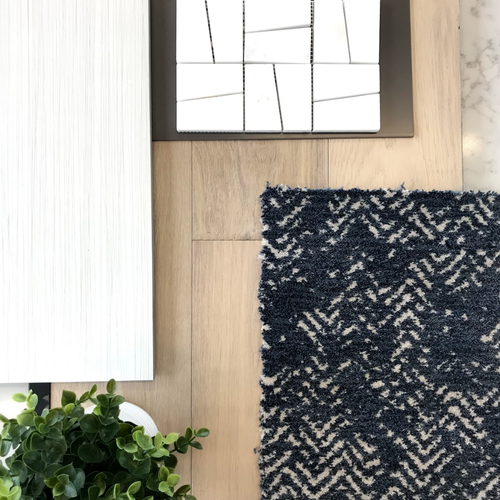 Flooring and decor swatches at Pioneer Floor Coverings