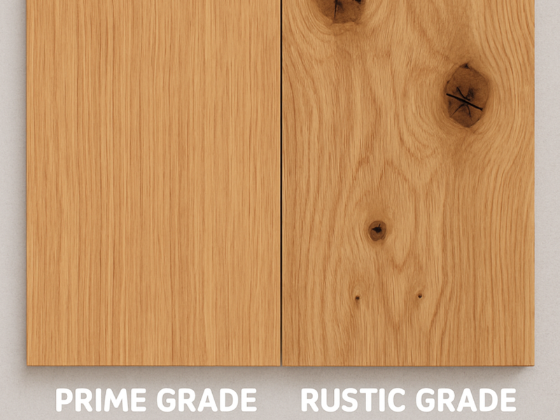 Prime Grade vs Rustic Grade Hardwood Floor