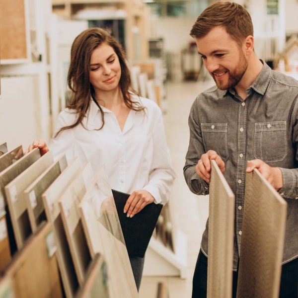 Shopping for floors in a Washington UT showroom