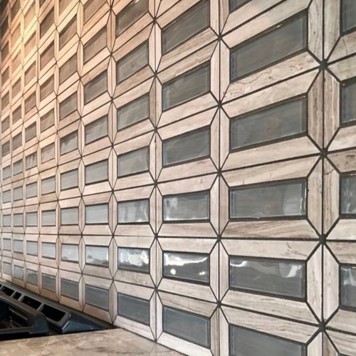 Stylish tile backsplash in a St George UT home