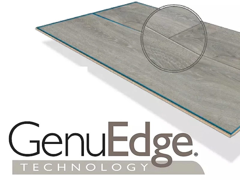 GenuEdge Technology gives the most realistic plank look to RevWood flooring products.