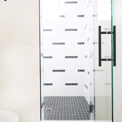 Modern bathroom remodeling by Pioneer Floor Coverings
